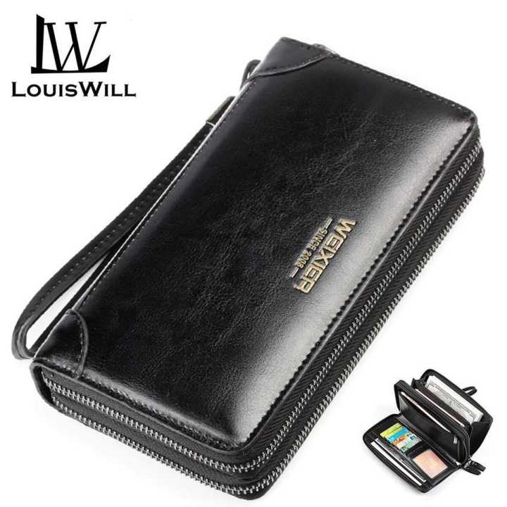 LouisWill%20Men%20Long%20Wallet%20Fashion%20Wallets%20for%20Men%20Purse%20PU%20Leather%20-%20Image%202
