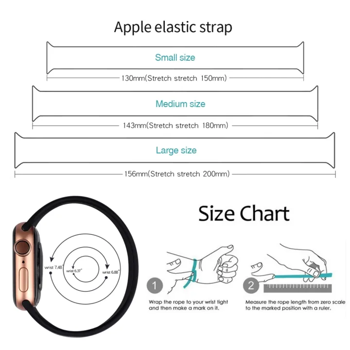 For%20Apple%20Watch%20Ultra%2049mm%20/%20Series%208&7%2045mm%20/%20SE%202&6&SE&5&4%2044mm%20/%203&2&1%2042mm%20Solid%20Color%20Elastic%20Silicone%20Watch%20Band,%20Size:L%20156mm(White)%20-%20Image%205