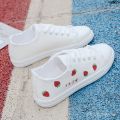 Sneaker Women's Korean-Style All-Match White Shoes Flat Shoes Canvas Shoes New Skateboard Shoes 2024 Summer Students ins﹉. 