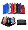 Secure Aluminum Wallet Infrared Blocker Card Holder 1 PC ATM Card Holder. 