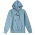 Yfashion Women Cotton Hooded Sweater Trendy Letter Printing Long Sleeves Sweatshirt Loose Pullover Tops. 