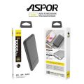 ASPOR Power bank 10000mah , Aspor A323 Power Bank 10000 mAh / 2 Input 2 Output. 