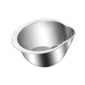 Rice Washer Strainer Bowl Stainless Steel Rice Washing Bowl Rice Colander Fruit and Vegetable Strainer Kitchen Tool A. 