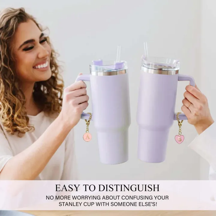 New%202pcs%20Letter%20Charm%20Accessories%20Pink%20Heart%20Shaped%20Personalized%20Name%20Id%20Handle%20Initial%20Charms%20Tag%20For%20Stanley%20Cup%20Tumbler%20-%20Image%206