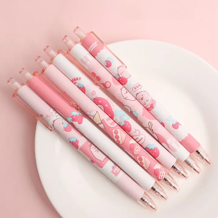 Cute%20Pink%20Little%20Dinosaur%20Press%20Pen%200.5%20Black%20Gel%20Pens%20School%20Office%20Writing%20Stationery%20Supplies%20-%20Image%209