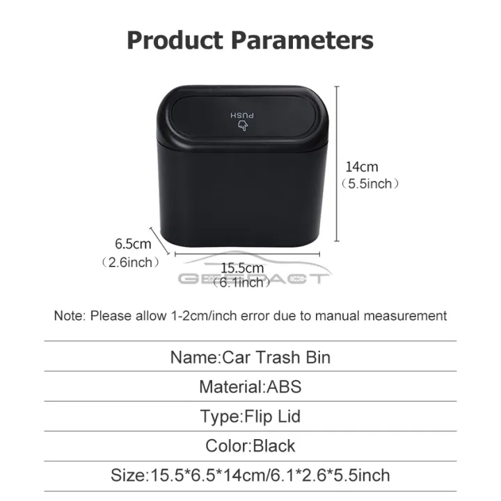 Geepact%20Car%20Mini%20Trash%20Bin%20Flip%20Lid%20Dust%20Bin%20Car%20Portable%20Dustbin%20Hanging%20Vehicle%20Garbage%20Waterproof%20Recycling%20Bin%20Dust%20Case%20Storage%20Box%20Square%20Pressing%20Type%20Trash%20Can%20Wastebasket%20Organizer%20Auto%20Interior%20Accessories%20for%20Car%20Office%20Home%20-%20Image%204