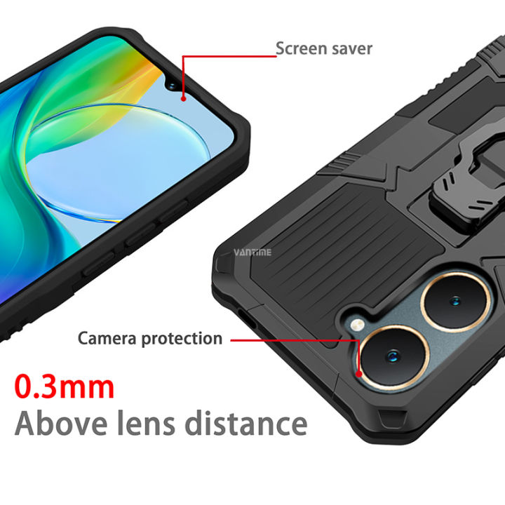 Vantime%20for%20vivo%20Y03%20/%20Y03t%204G%20Phone%20Back%20Belt%20Clip%20Case%20Kickstand%20Cover%20-%20Image%204