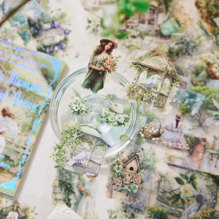 20%20pcs/pack%20New%20Die-cut%20Sticker%20Book%20Floating%20Light%20Shallow%20Dream%20Series%20PET%20Theme%20Handbook%20Sticker%20Retro%20Girl%20Character%20Scrapbooking%20Stickers%20DIY%20Diary%20Album%20-%20Image%203
