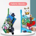 Baby Fabric Books Animal Tails Develop Cognize Reading Early Learning Puzzles Cloth Books Parent-Child Interaction Ring Toys. 