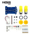 【StyleVoyager】D2-1 DIY Kit Intelligent Tracking Line Smart Car Kit TT Motor Electronic DIY Kit Smart Patrol Automobile Parts DIY Electronic. 