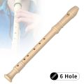 Generic Plastic Recorder Flute Soprano Flute Musical Instrument For Kids 6 Hole C Key Soprano Easy to play & carry. 