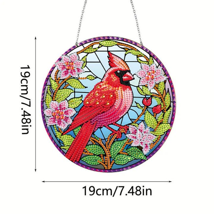 Acrylic%20Single-Side%20Diamond%20Painting%20Home%20Decor%20Hummingbird%20Peacock%20Owl%20Diamond%20Painting%20Hanging%20Pendant%20for%20Garden%20Window%20Decor%20-%20Image%206