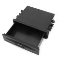 BRADOO- Universal Car Storage Box CX-38 Single Layer Auto Single Din Dash Radio Installation Pocket-Kit 177X50X120mm. 