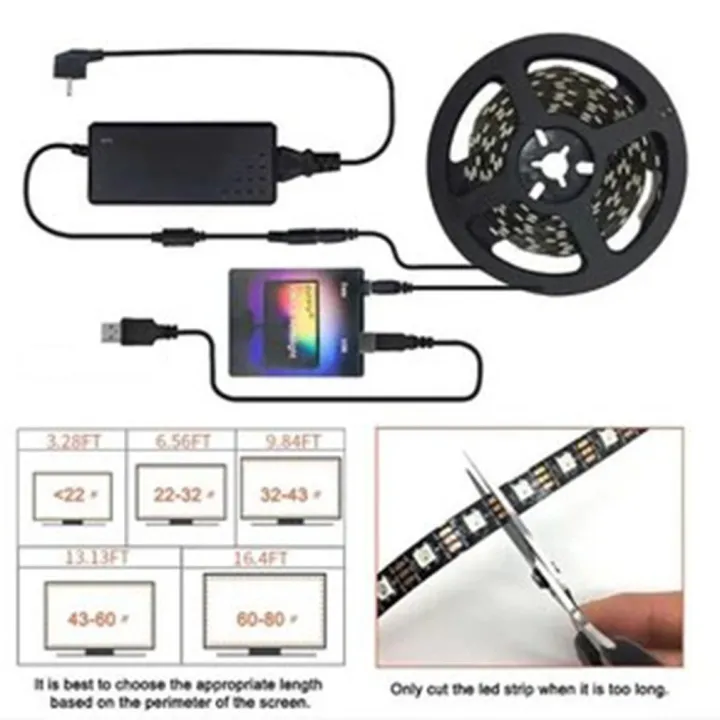 DIY%20Ambilight%20TV%20PC%20dream%20screen%20USB%20LED%20strips%20computer%20monitor%20LCD%20screen%20USB%20background%20LED%20strip%20-%20Image%202