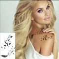 Waterproof Temporary Tattoo Stickers Body Art Hand Foot for Girl Women Men. 