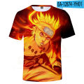 Uchiha Mahara Naruto Cosplay Itachi akusuki anime summer T-shirt 3D printed boys tees Uchiha Sasuke pullovers tops men clothing. 