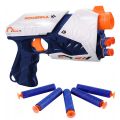 Blast Soft Bullet Toy Gun - High Speed Manual Soft Bullet Gun with Smooth Reload with 5 Foam Bullets Super Gun Toy for Kids Boys by ZinZen. 