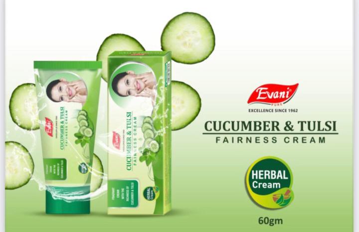 Evani London Cucumber & Tulsi Fairness Cream 60gm