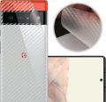 Pixel 6A Carbon Fiber Protector 3D Back Skin Protective Anti Fungal Back Sticker For Pixel 6A. 