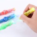 LED Colourful Luminous Spinning Pen Rolling Pen Ball Point Pen Learning Office Supplies Random Color. 