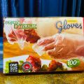 Disposable Transparent Gloves 100 Pcs. 