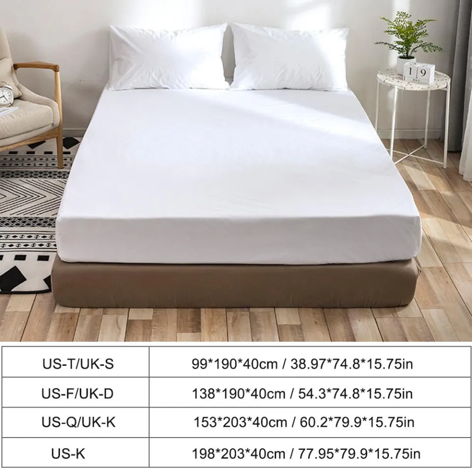 HomeStyle Queen Mattress Protector – Waterproof, Dust Mite Proof, Zipper Cover, OEKO-TEX
