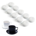 10pcs Coffee Machine Cleaning Tablet Effervescent Tablet Descaling Agent Coffee Grinder Brushes. 