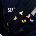 1PC/5PCS Fashion Cartoon Cute Exquisite Colorful Butterfly Insect Enamel Brooch Lovers Badge Gift Clothing Bag Accessories. 