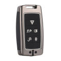 Luminous Zinc Alloy Car Key Fob Cover Case Remote Holder Shell Keychain for Land Rover Ranger Rover Velar Sport Evoque Defender Freelander Discovery Protection Styling Accessories. 