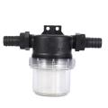 Pipe Strainer Pump Filter Transparent Inline Mesh Strainer Water Irrigation High Flow. 
