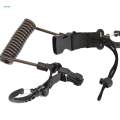 Dive Snappy of Coil Lanyard Loss Resistant Spring Coil Rope Cameras with Clips and Quick Release Buckle Cameras Anti for Loss Rope Scuba Diving Lanyard. 