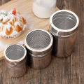 1/3pcs Stainless Steel Powder Sprinkler Kicthen Powder Distributor Gauze Mesh Jar Seasoning Bottles. 