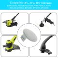 Replacement Cap, 993373001 AC14HCA Replacement Spool Cap for 18V, 24V, 40V Cordless Trimmers. 