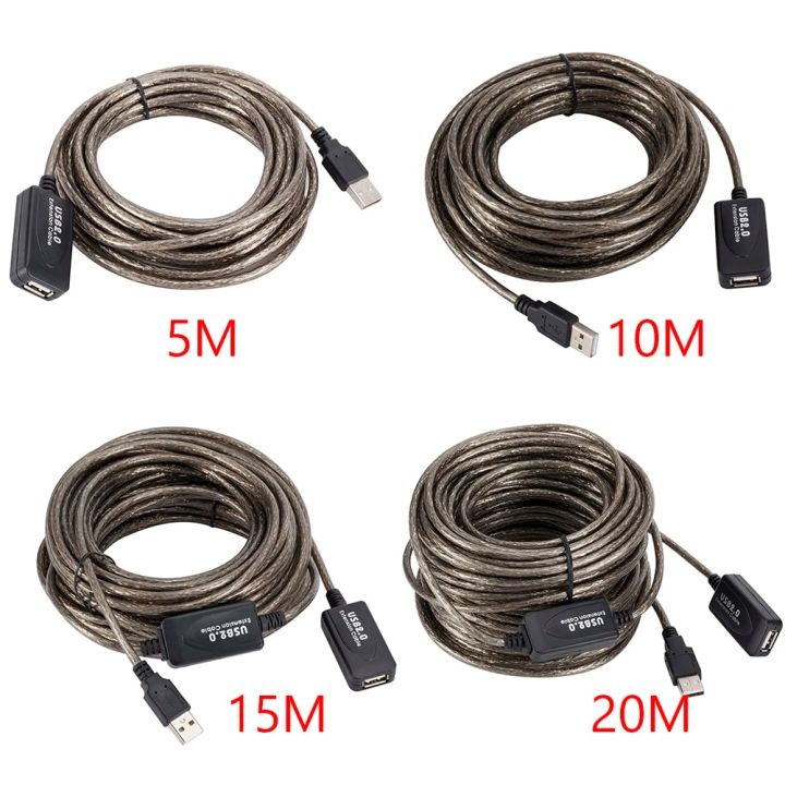 5/10/15/20m%20USB%202.0%20Extension%20Cable%20Male%20to%20Female%20Active%20Wireless%20Network%20Card%20Extender%20Cable%20Cord%20USB%20Adapter%20-%20Image%202