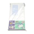 【SmartHorizon】50pcs Security Envelopes with Window Confidential Seal Skyline Envelope for Postcard Letter Greeting Card School Office Supplies. 