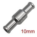 10mm Check Valve Brake Servo Booster No Return Inline One Way Valve Non Return Valve Vacuum Hose Aluminum Valve. 