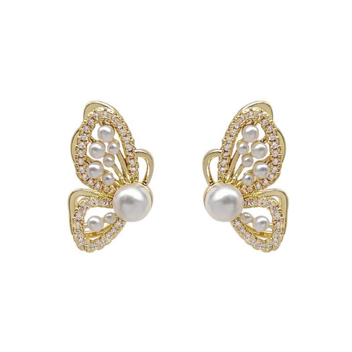 Enacolor%20%20Delicate%20Crystal%20Butterfly%20Earrings%20Pearl%20Earring%20for%20Women%20Girl%20Ins%20New%20-%20Image%207