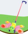 Baby Toddler Walking Push Cart Toy Plastic / Butterfly Trolley Toy / Rattles for Kids. 