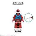 【Cost-effective】Compatible with LEGO Super Heroes Series Sony Red Spider-Man Building Block Toy Minifigure. 