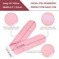 Hair Towel Band Soft Adjustable Towel Hair Wrap Head Band For Make Up Beauty Hair Band Spa Facial Headband Make Up Wrap Head Terry Cloth Headband Adjustable Towel Band for Face Washing Shower Facial Cover. 