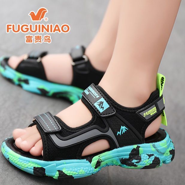 FGN%20Children's%20Sandals%20Summer%20Middle%20and%20Big%20Children%20Boy's%20Beach%20Shoes%20Teen%20Sneakers%20Super%20Lightweight%20Boys%20Sandals%20-%20Image%204