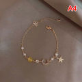 Fashion Star Moon Zircon Pendant Bracelet Cute Pearl Alloy Bracelets for Girls Party Jewelry Gift FashionZone. 