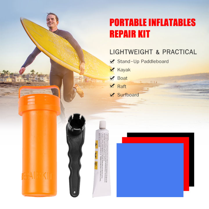 Pvc Inflatable Repair Paint 【StyleVoyager】New Repair Kit with PVC Patches and Glue for Inflatables ...