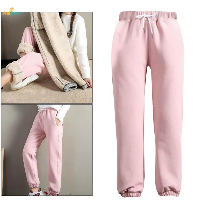 Women%20Warm%20Casual%20Trousers,%20Girls%20Winter%20Fleece%20Jogger%20Pant,Ladies%20Thickened%20Thermal%20Sweatpants%20Sports%20Trousers%20with%20Drawstring%20Closure%20XL%20-%20Image%208