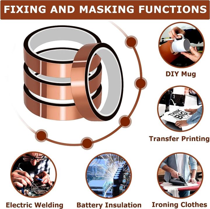1%20Rolls%203mm%20X%2033m%20108ft%20Heat%20Tape%20,%20Heat%20Transfer%20Tape%20,%20Heat%20Resistant%20Tape,Thermal%20Tape,Sublimation%20Tape,Heat%20Vinyl%20Press%20Tape,High%20Temperature%20Tape%20for%20DIY%20T-Shirt,Electronics,No%20Residue,,%20Brown%20-%20Image%204