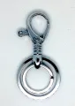 Stainless-Steel Key Ring Tags. 