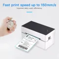 HXSJ Desktop Shipping Label Printer High Speed Usb + B-T Direct Thermal Printer Label Maker Sticker 40-80Mm Paper Width For Shipping Postage Barcodes Labels Printing Compatible With Amazon Ebay Shopify Fedex Usps Etsy. 