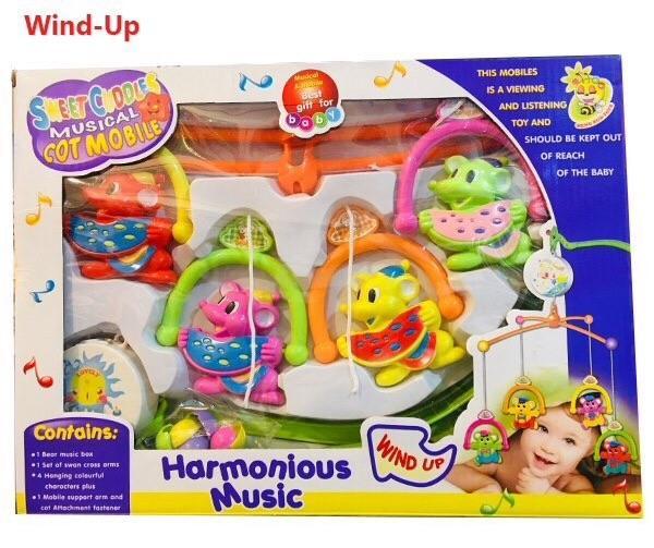 Baby%20musical%20cot%20mobile%20with%20hanging%20stand%205%20piece%20toys%20finning%20Musical%20instruments%20-%20Image%203