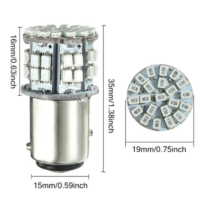 2Pcs%20Red%20Light%201157%20BAY15D%2050%20SMD%201206%20LED%20Car%20Tail%20Stop%20Brake%20Lamp%20Bulb%20-%20Image%206