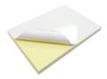 White Matt Sticker Papers 100/50/20 Pieces A4 Size (210 x 297 mm - Matt) - Blank Sticker Paper A4. 